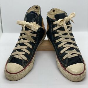 Women’s Size 6 Dark Navy Denim Converse Hightops